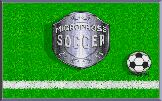 Microprose Soccer title screen for Atari ST